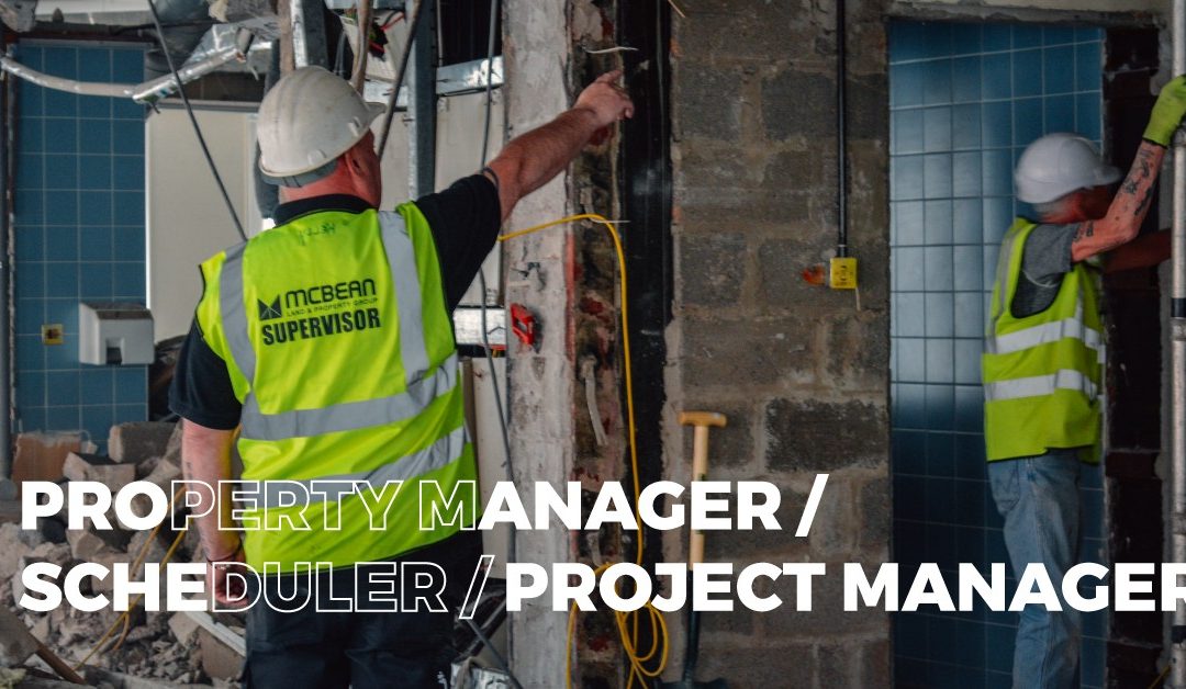 Job Opening: Property Manager/Scheduler/Project Manager